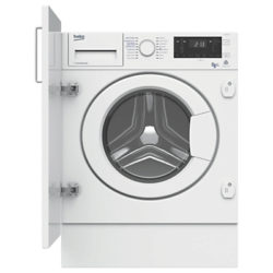 Beko WDIY854310 Integrated Washer Dryer 8kg Wash/5kg Dry Load, 1400rpm Spin, A Energy Rating, White